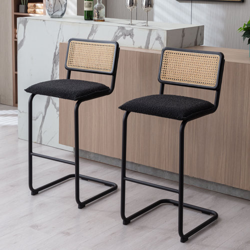 Bayou Breeze Sylmar Upholstered Counter And Bar Stool And Reviews Wayfair